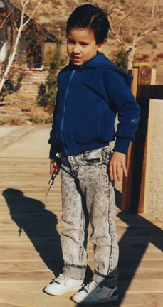 Josiah with clippers