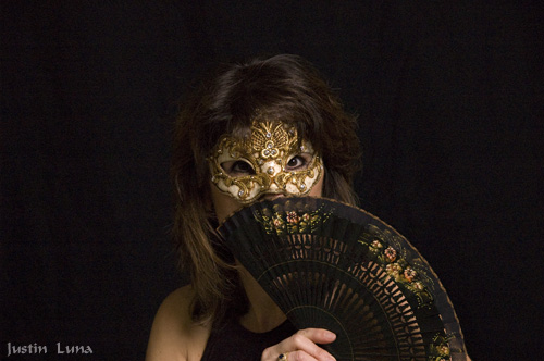 Italian Mask and Spanish Fan