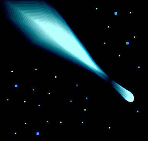 Shooting Star PowerPoint Photo