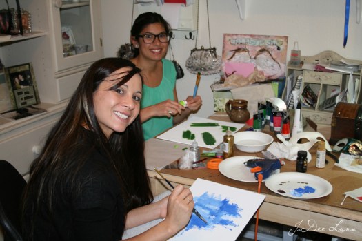 Andy and Elya Painting
