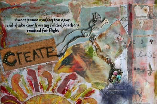 Create Mixed Media by JoDee Luna