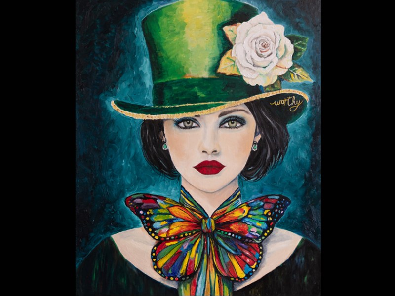 Behind the Canvas: The Material Symbolism of “Worthy”